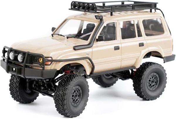 RC Rock Crawler 4x4 RC Truck WPL C54-1 RC Crawler Off Road 1/16 Scale RTR All Terrain Proportional Throttle Steering 2.4Ghz 260 Motor Upgraded Chassis and Counter Rotating Gearbox Adult - Image 2