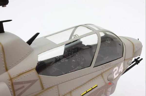 ZYHOBBY RC Helicopter 470 Size AH-1W ARF KIT Version Fuselage Helicopters Super Cobra Navy - Image 4