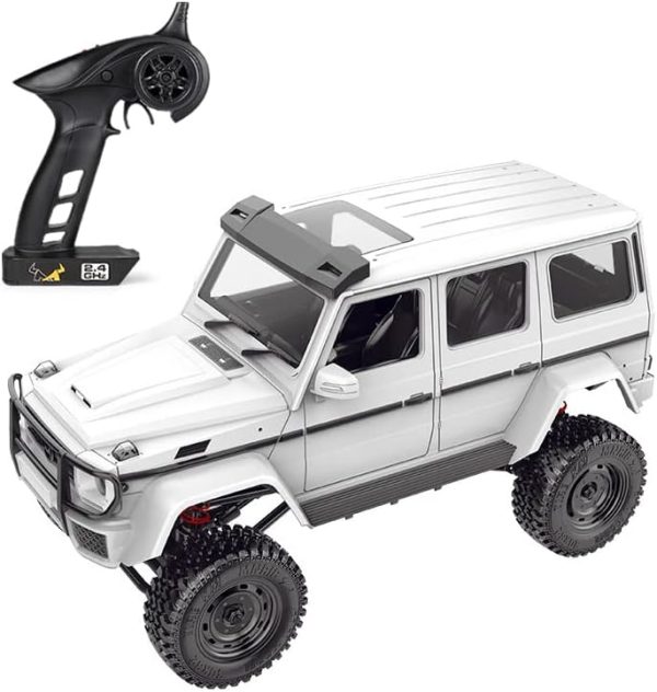 FMT R/C MN86 4WD 1/12 2.4G Remote Control G500 RC Car Rock Crawler Climbing Off Road Truck RTR Vehicle Models for Kids and Adults - White - Image 3