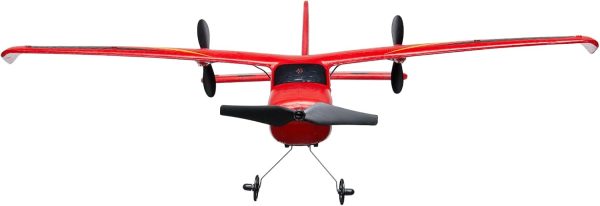 VEVOR RC Airplane, 2.4GHz 2 Channel Remote Control Aircraft with 6-Axis Gyro Stabilizer, Ready to Fly Aircraft Toy with 2 Batteries, RC Sailplane for Kids, Beginners, Red - Image 11