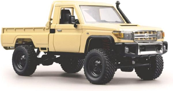 RC Truck 1/12 RC Rock Crawler 4x4 Toyota Land Cruiser Remote Control Pickup Off Road RTR 2.4GHz All Terrain with 280 Brushed Motor Proportional Throttle Steering for Adult MN-82 - Image 2