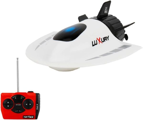 GoolRC Mini RC Submarine Boat, Remote Control Waterproof Diving Toy for Kids (White) - Image 2