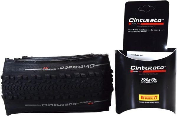 Pirelli Cinturato Gravel RC 40-622 (700 x 40c) Gravel Bike Tire - Gravel Racing Specific Design for Pro-Level Performance - Higher Speeds - Enhanced Lateral Grip - Image 3