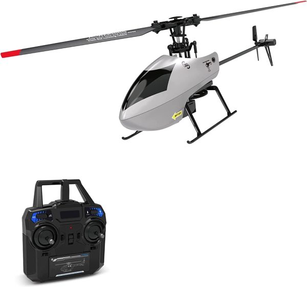 GoolRC C129 V2 RC Helicopter, 4 Channel Remote Control Helicopter with 6-Axis Gyro, 2.4Ghz RC Aircraft with 3D Flips, Altitude Hold, One Key Take Off/Landing for Adults and Beginners - Image 2