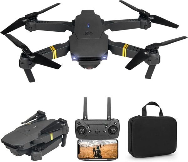 Skyhawk Drone with Camera | Quadcopter Drones for Kids, drone for adults, beginner drone and pros | HD pictures and videos, foldable, silent, 30 MPH - Image 2