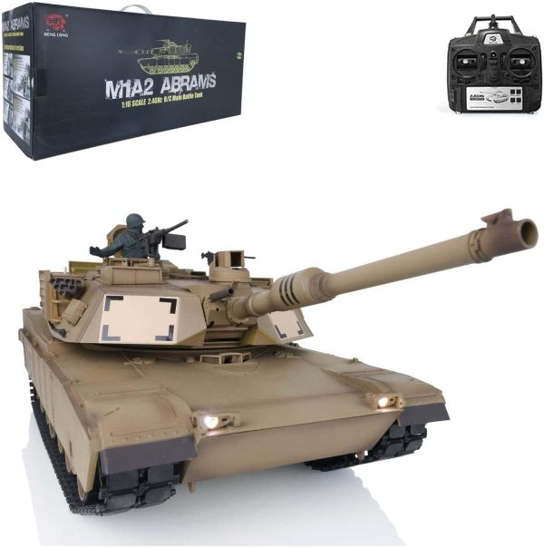 Toucan RC Hobby Henglong 1/16 Tk7.0 Remote Control Tank M1A2 Abrams 3918 RTR Rc Model Plastic Tracks - Image 2