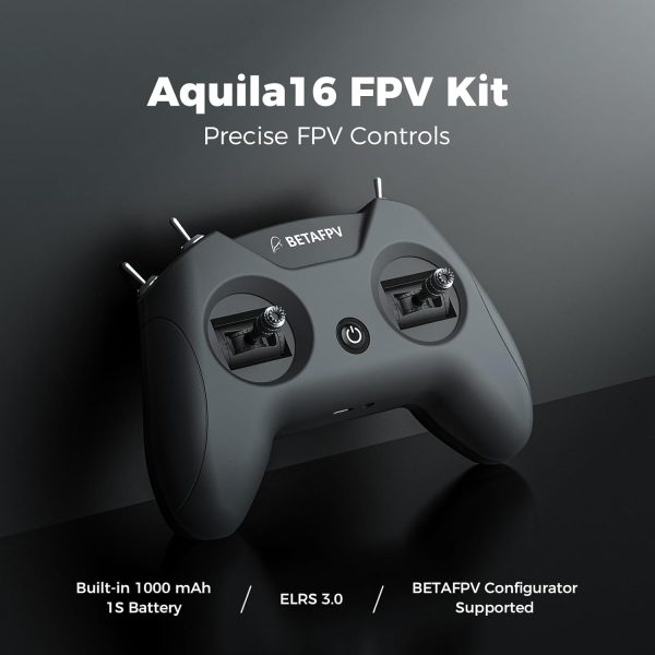 BETAFPV Aquila16 FPV Drone Kit with Altitude Hold, 8Mins Flight, for FPV Beginner to Fly Indoor Outdoor Longer, 3 Flight&Speed Modes, DVR Recording, Simulator Supported, 1S RTF Kit with ELRS 3.0 - Image 6