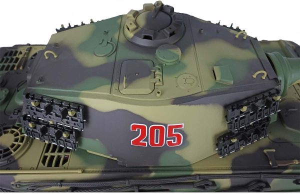 TOUCAN RC HOBBY Henglong 1/16 7.0 Customized King Tiger RC Tank 3888A Metal Wheels Barrel Recoil RC Tank That Shoot BB Unit - Image 7