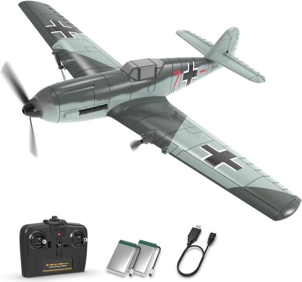 VOLANTEXRC RC Plane RTF for Beginners,2.4Ghz 3CH Remote Control Airplane Easy to Fly with Gyro Stabilization，Outdoor Hobby WWII,with Xpilot Stabilization System (FW190) - Image 2