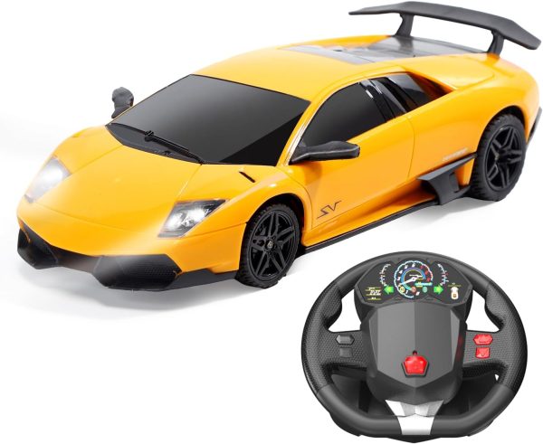 HOLYFUN Remote Control Car for Boys, 2.4Ghz Hobby RC Race Car Toys with LED Lights, Ideal Gift for Kids and Adults - Image 2