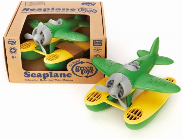 Green Toys Seaplane in Green Color - BPA Free, Phthalate Free Floatplane for Improving Pincers Grip. Toys and Games ,9 x 9.5 x 6 inches - Image 10