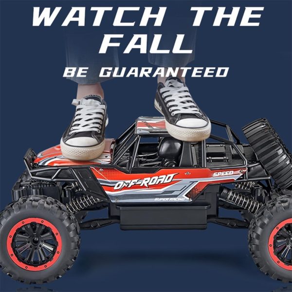 BEZGAR Monster Truck Toys - Remote Control Monster Truck with Light, RC Crawler for Adults, 1:12 Scale RC Truck with 45° Climbing, Remote Control Car for Boys - Image 7