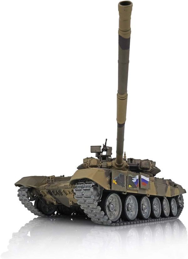 Toucan RC Hobby Henglong 1/16 Scale Customized Russia T90 Rc Tank 3938 360° Turret Metal Wheels - Image 7