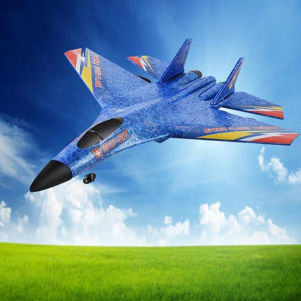 RC Plane,Remote Control Airplanes, Su-27 Ready to Fly Remote,2 Channel 2.4GHZ Remote Control Plane Aircraft,RC Airplane for Boys Girls Adults Beginners - Image 4