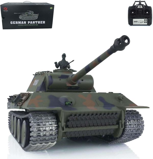 TOUCAN RC HOBBY Henglong 1/16 Scale 7.0 Upgraded Metal Version German Panther V RTR RC Tank 3819 BB Airsoft That Shooting BB Bullets - Image 2