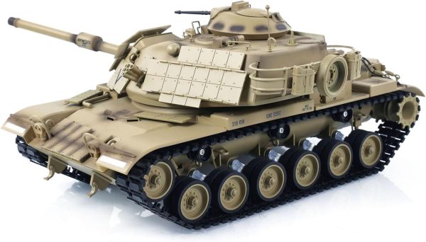 TOUCAN RC HOBBY Tongde 1/16 RC Battle Tank M60A1 ERA USA BB Infrared Battle Toy RTR 320° Model - Image 3