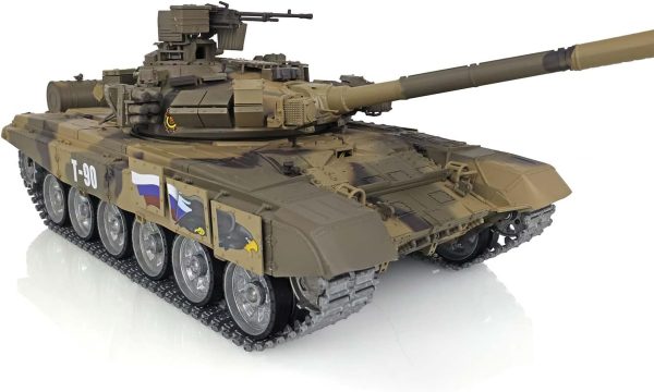 Toucan RC Hobby Henglong 1/16 Scale Customized Russia T90 Rc Tank 3938 360° Turret Metal Wheels - Image 8