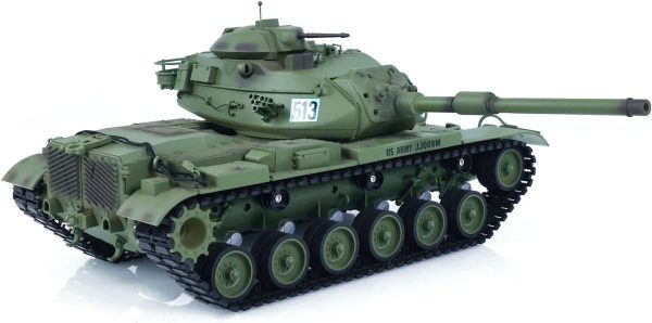 TD 1/16 RC Tank Model Plastic for M60A3 USA RC Infrared Battle Tanks Model 320°Turret Rotation Light Sound Smoke Unit for Hobby BB Shooting Airsoft Tank That Shoot - Image 5