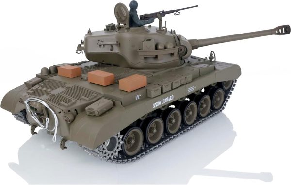 TOUCAN RC HOBBY Henglong 1/16 Scale 7.0 Upgraded M26 Pershing RTR RC Tank 3838 Metal Tracks - Image 6