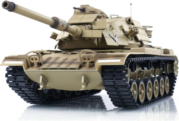 TOUCAN RC HOBBY Tongde 1/16 RC Battle Tank M60A1 ERA USA BB Infrared Battle Toy RTR 320° Model - Image 4