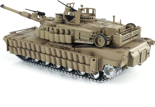 TOUCAN RC HOBBY TD 1/16 RC Military Tank Abrams M1A2 SEP TUSK II Ugrade Wheel Tracks IR BB Model - Image 5