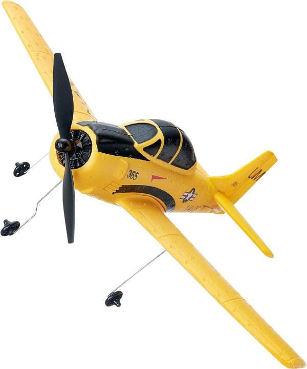 VEVOR RC Plane, 2.4GHZ 4 Channel RC Airplane with 6-Axis Gyro Stabilizer&2 Batteries, Ready to Fly T28 Trainer Aircraft Plane Toy, RC Glider for Adults Kids Beginners Boys Birthday/Xmas Child Gift - Image 11