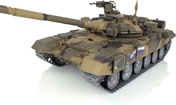 Toucan RC Hobby Henglong 1/16 Scale Customized Russia T90 Rc Tank 3938 360° Turret Metal Wheels - Image 9