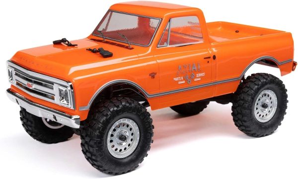 Axial RC Truck 1/24 SCX24 1967 Chevrolet C10 4WD Truck RTR (Comes with Everything Needed to Run), Orange, AXI00001V2T3 - Image 2