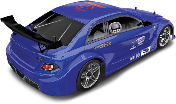 Redcat Racing EPX Drift Car with 7.2V 2000mAh Battery, 2.4GHz Radio and BL10315 Body (1/10 Scale), Metallic Blue - Image 4