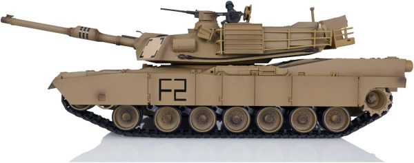 Toucan RC Hobby Henglong 1/16 Tk7.0 Remote Control Tank M1A2 Abrams 3918 RTR Rc Model Plastic Tracks - Image 3