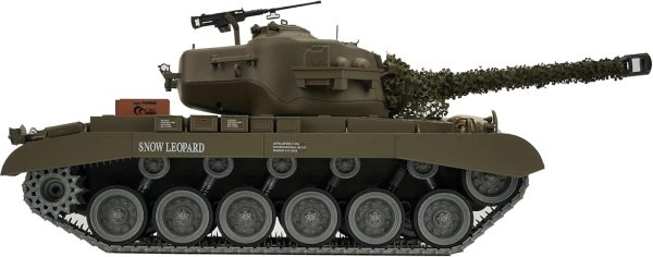 Modified Edition 1/16 Remote Control US M26 Pershing Heavy Tank (Upgraded/Metal Road Wheel & Tracks & Sprocket Wheel & Idle Wheel)(5000mah Nimh Battery)(Steel Gear Gearbox) - Image 8