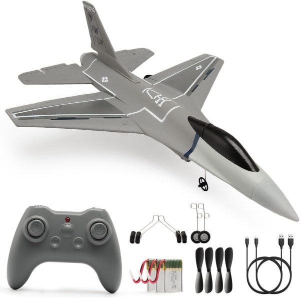 jaming RC Plane 3 Channel Remote Control Airplanes，F16 Remote Control Planes Fighter with 6-Axis Gyro，2.4GHz Radio Controlled Aircraft Plane for Beginners，Adults & Kids Gift - Image 2