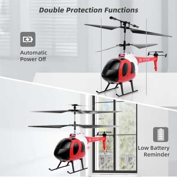 RC Helicopter, 2.4Ghz 3 Channels Remote Control Helicopter for Kids Boys Girl Children - Image 3