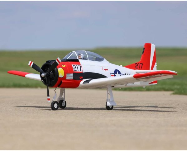 E-flite RC Airplane T-28 Trojan 1.2m BNF Basic Transmitter Battery and Charger Not Included with Smart EFL18350 - Image 8