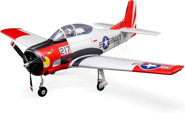 E-flite RC Airplane T-28 Trojan 1.2m BNF Basic Transmitter Battery and Charger Not Included with Smart EFL18350 - Image 2