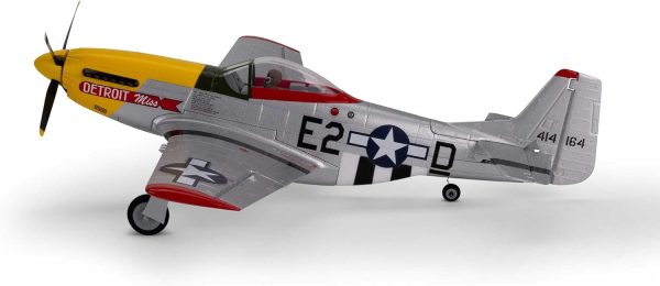 E-flite RC Airplane UMX P-51D Detroit Miss BNF BasicTransmitter Battery and Charger Not Included EFLU7350 - Image 10