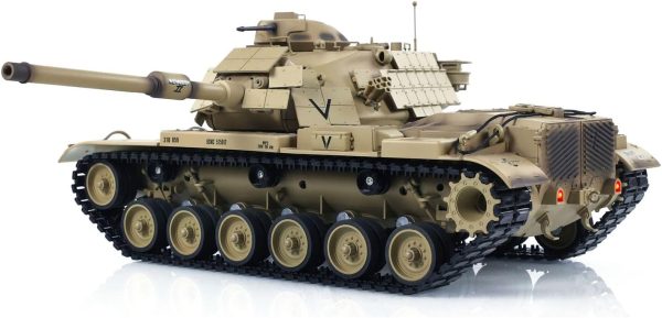 TOUCAN RC HOBBY Tongde 1/16 RC Battle Tank M60A1 ERA USA BB Infrared Battle Toy RTR 320° Model - Image 7