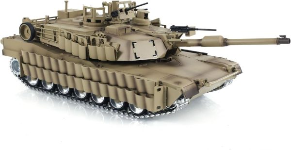 TOUCAN RC HOBBY TD 1/16 RC Military Tank Abrams M1A2 SEP TUSK II Ugrade Wheel Tracks IR BB Model - Image 9