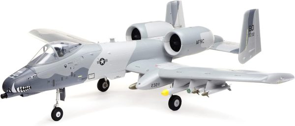 E-flite RC Airplane A-10 Thunderbolt II Twin 64mm EDF BNF Basic Transmitter Battery and Charger Not Included with AS3X and Safe Select EFL011500 - Image 2