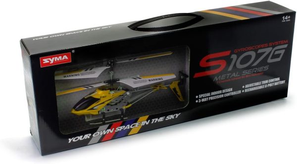 Tenergy Syma S107/S107G R/C Helicopter - Yellow - Image 5