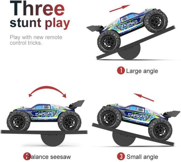 RC Car Jump Ramp Slope Takeoff Board RC Stunt Playset for 1/10 1/12 1/14 1/16 Short-Course Truck/Monster Truck/Drifting RC Car - Image 5