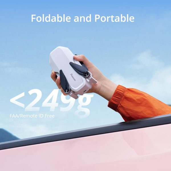 Potensic ATOM LT GPS Drone Under 249g, 40 Mins Long Flight, EIS 2.5K Camera, 4KM FPV Transmission, Brushless Motor, Precise Auto Return, SurgeFly, Entry Level Foldable Drone for Adults Beginner, White - Image 6