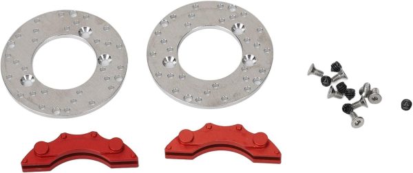 RC Aluminum Disc Brake Caliper Set 1.4in High Simulation RC Brake Disc with Screws, Direct Replacement for Traxxas 1/10 RC Cars - Image 8