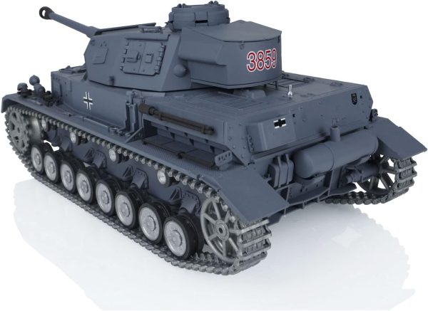 Toucan RC Hobby Henglong 1/16 7.0 Customized Panzer IV F2 RTR RC Tank 3859 Metal Tracks Wheels - Image 5