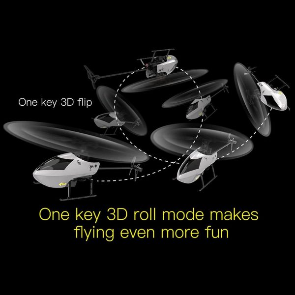 GoolRC C129 V2 RC Helicopter, 4 Channel Remote Control Helicopter with 6-Axis Gyro, 2.4Ghz RC Aircraft with 3D Flips, Altitude Hold, One Key Take Off/Landing for Adults and Beginners - Image 5