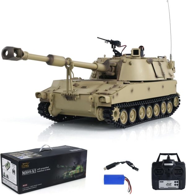 TOUCAN RC HOBBY 1/16 Tongde RC Tank M109A2 Self-propelled Howitzer RTR Infantry Fighting Tanks - Image 2