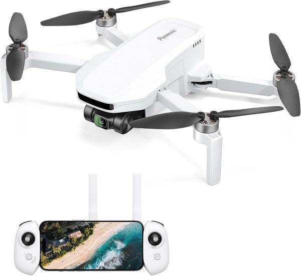 Potensic ATOM LT GPS Drone Under 249g, 40 Mins Long Flight, EIS 2.5K Camera, 4KM FPV Transmission, Brushless Motor, Precise Auto Return, SurgeFly, Entry Level Foldable Drone for Adults Beginner, White - Image 2