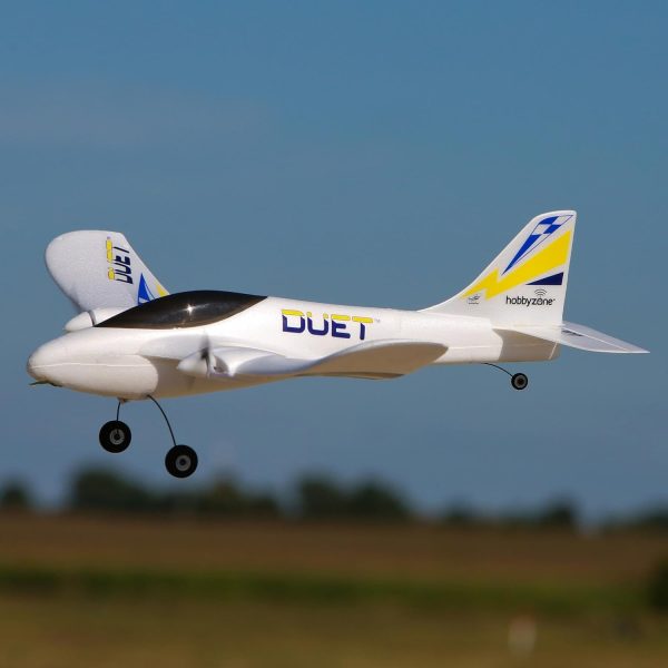 HobbyZone RC Airplane Duet S 2 RTF Everything Needed to Fly is Included with Safe HBZ05300 - Image 8