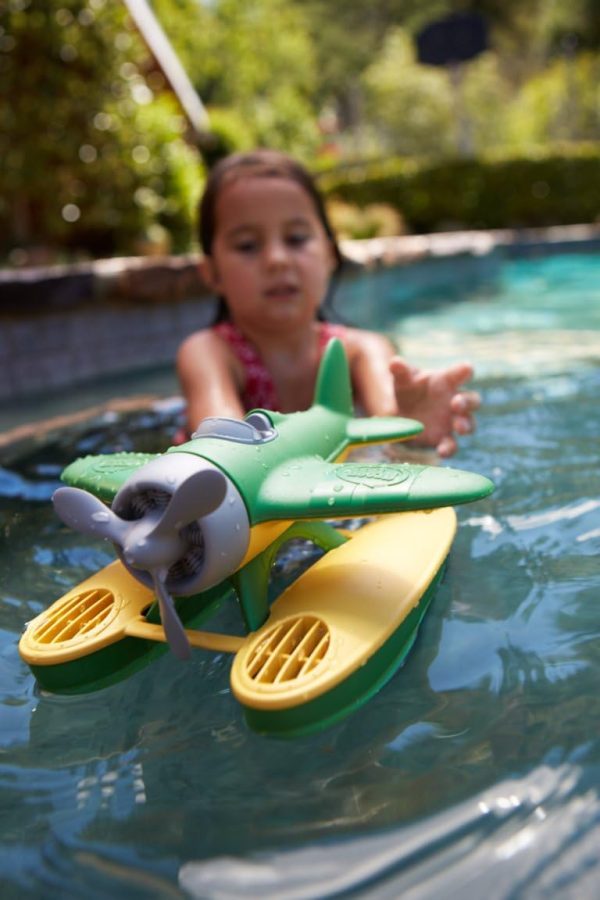 Green Toys Seaplane in Green Color - BPA Free, Phthalate Free Floatplane for Improving Pincers Grip. Toys and Games ,9 x 9.5 x 6 inches - Image 8