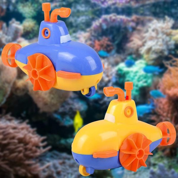 ArtCreativity Wind Up Submarine Toys for Kids, Set of 2, Water Swimming Toy Submarines, Fun Bathtub Toys for Kids, Underwater Party Favors for Boys and Girls, Unique Goodie Bag Fillers - Image 5